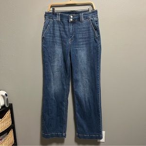 Judy Blue High Waisted Wide Leg Jeans size 15/32